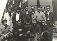 School years, 1966, Mr.Čanda is the third from the right
