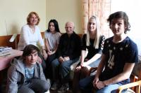 Pavel Hančák s žákovským týmem