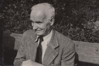 dědeček František Holub, asi 1955