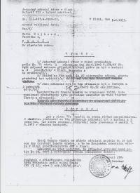 Výměr - vystěhování