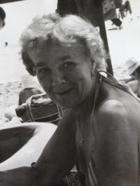 Jaromíra Marinovová - na dovolené