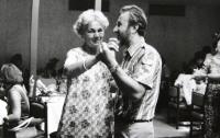 Jaromíra Marinovová - s manželem v roce 1983