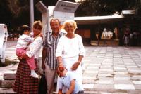 Jaromíra Marinovová - s rodinou - 80.léta