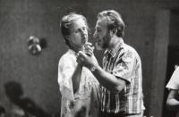 manžel Ilja s dcerou Silvií v roce 1983