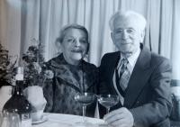 Inčini rodiče u příležitosti otcových 80. narozenin