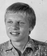 Pamětník patnáctiletý, foto z občanského průkazu