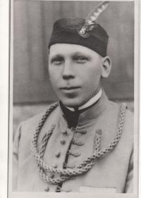 Otec pamětníka Břetislav Hájek