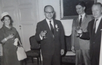 Bobby being awarded with Brazilian state prize, the early 1960s 

