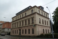 Budova bývalého židovského gymnázia, září 2014, foto autorka