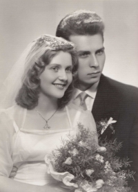 Wedding photo of Marie Roszyncová