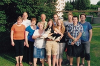 Rodina: Marie Roszyncová s manželem, jejich děti s partnery a vnoučata