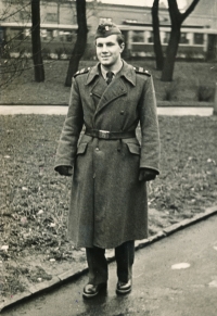 During his military service 