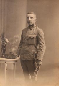  Dědeček Karel Černý – rok 1917