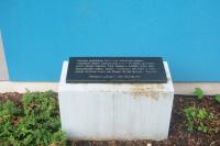 A memorial board in Banská Bystrica dedicated to PTP members