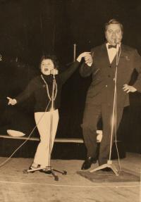  s konferenciérem Popperem - Luková - 1969