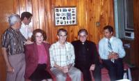 1995 - De izquierda a derecha - Mario Chanes-Pitaluga-Georgina-Sebastian-P.Francisco Santana-Rodolfo Gonzalez