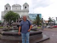 Rodolfo visiting the cathedral of San José, Costa Rica
