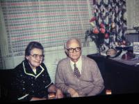 Rodiče manželky pamětníka Marie a Josef Kutí