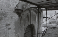 Oprava farního kostela sv. Jana Křtitele v Hranicích, který opravoval pamětník Josef Jančář