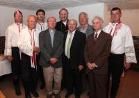 2011 - František po slavnosti svěcení kříže, vpravo, uprostřed tehdejší starosta František Prčík