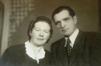 E. Šiková with second husband Mr. Šik