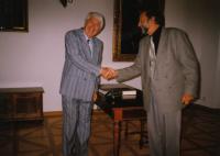 Na radnici se starostou Stříbra, panem Bursíkem