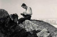 Jar. Režný na Sulovských skalách, 1958