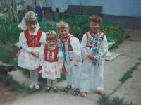 Grandchildren of Antonie. She made all the folk costumes herself