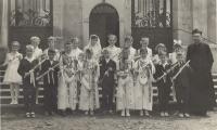 1964 - the first communion of the youngest son
