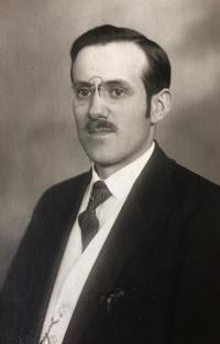 Dědeček Jan Mencl, Praha asi 1930