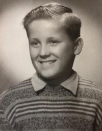 Jiří Jírů portrét, Praha 1958