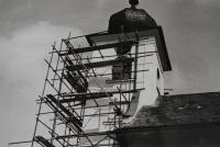 kostel v Dlouhomilově, který opravoval pamětník Antonín Pospíšil a jako kněz zde působil v letech 1979-1980.