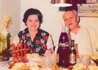 rodiče na návštěvě ve Švédsku, Vánoce 1974