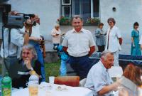 Václav Langer na rodinném srazu v Přáslavicích