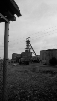 Main mining tower of the mine Jan