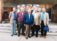 Setkání bývalých pétépáků v Libavé. František Psota první zprava