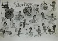 V PTP v Kladně. František Psota uprostřed