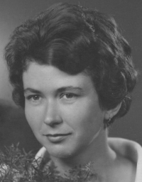 Milena Skřontová v mládí