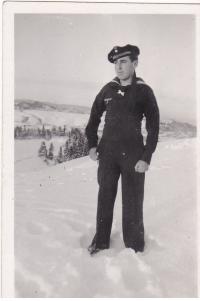 Bedřich v zotavovně na sever od Trondheimu.