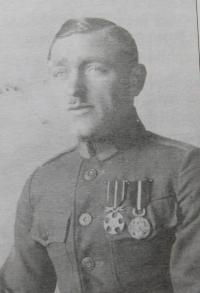 Uncle Josef Pazderka as a legionary in the First World War
