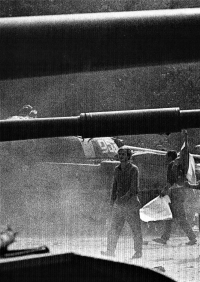 Protesting against occupants