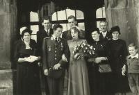 svatba 21. 6. 1952