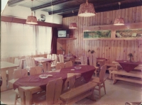 Interior of Hájenka, 1983, from Hana Ascherlová's private photo documentation