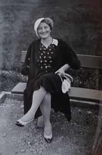 Maminka pamětníka Vlasta Klímová, roz. Lufhansová