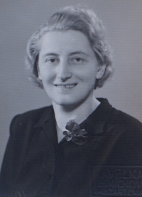 maminka pamětníka Vlasta Klímová, roz. Lufhansová