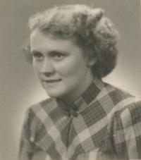 Hildegarda Pawlusová in the 1950s