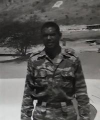 Moya during his mission to Angola, 1989
