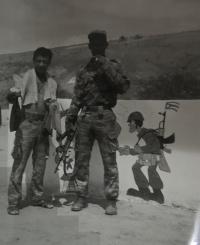 Moya during his mission to Angola, 1989