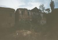 Řecký domov pamětníka a jeho rodiny zničený válkou - vesnice Buff (po občanské válce přejmenována na Akreitas)