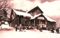 Chata Švarná Hanka – dobová fotografie z roku 1929